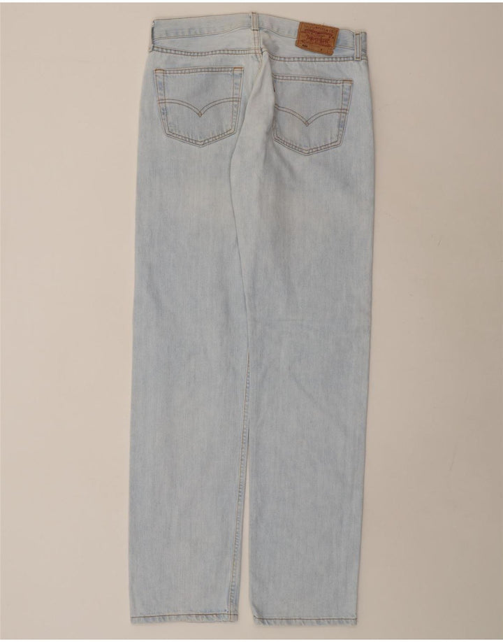 LEVI'S Herren 501 Straight Jeans W34 L36 Blaue Baumwolle