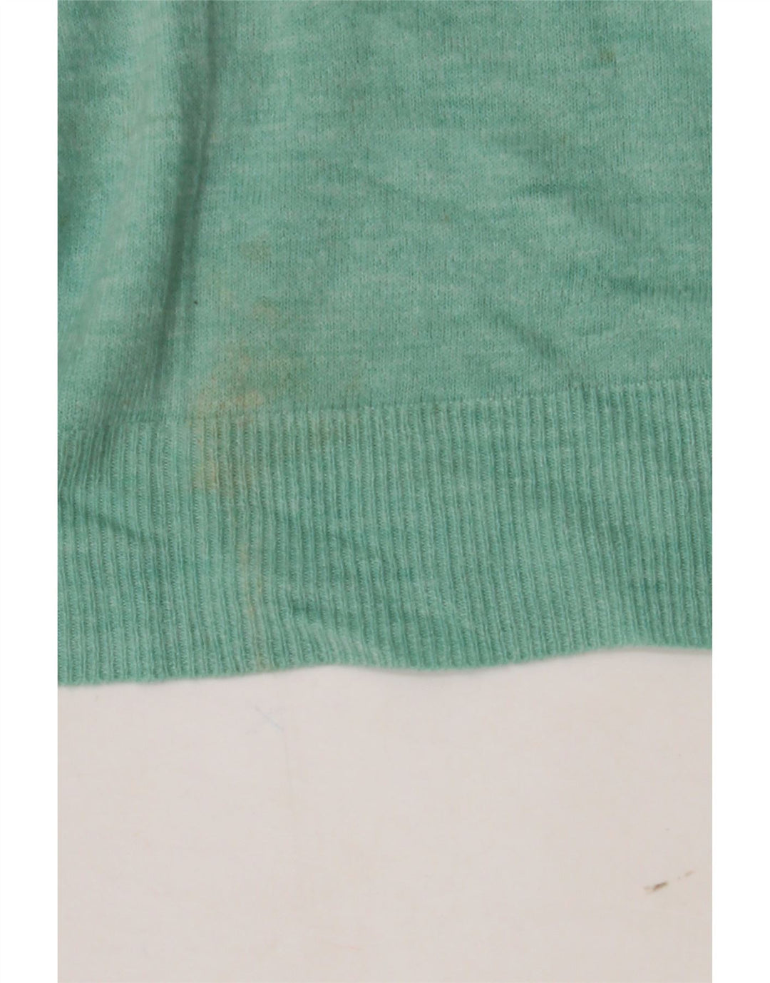 MARKS & SPENCER Herren-Pullover mit V-Ausschnitt, Mittelgrünes Acryl