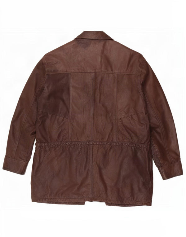 Vintage Herren Lederjacke UK 42 XL Braun