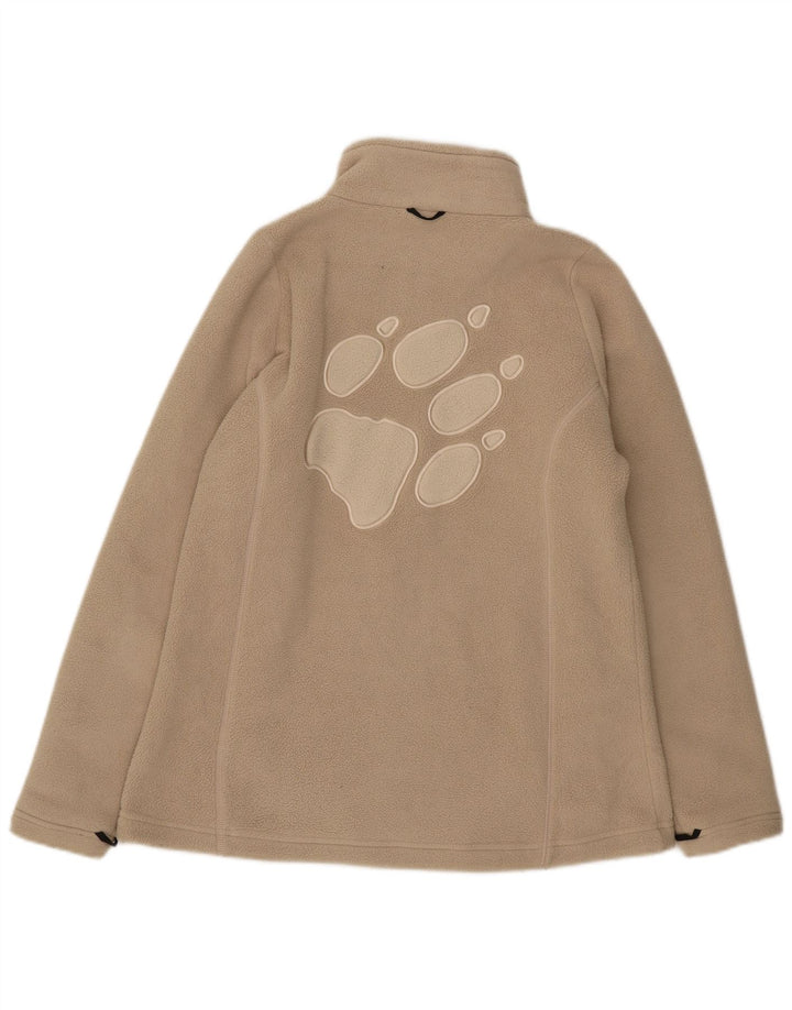 Jack Wolfskin Damen Graphic Liner Fleecejacke UK 16 Large Beige