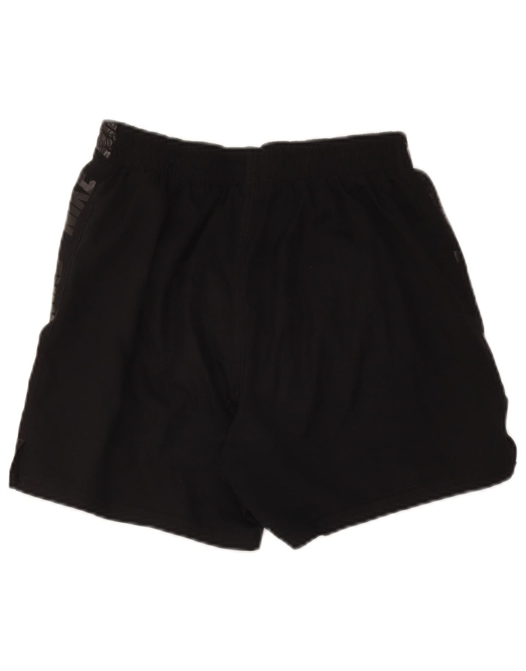 Nike Damen Graphic Sport Shorts UK 12 Mittelschwarzes Polyester