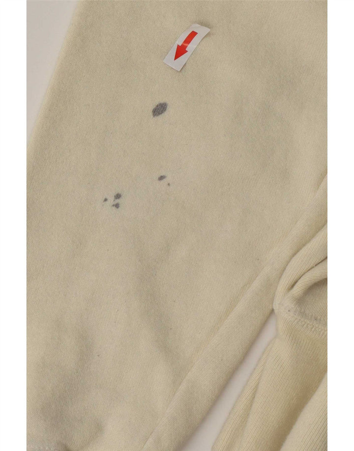 Champion Herren-Sweatshirt-Pullover XS aus weißer Baumwolle