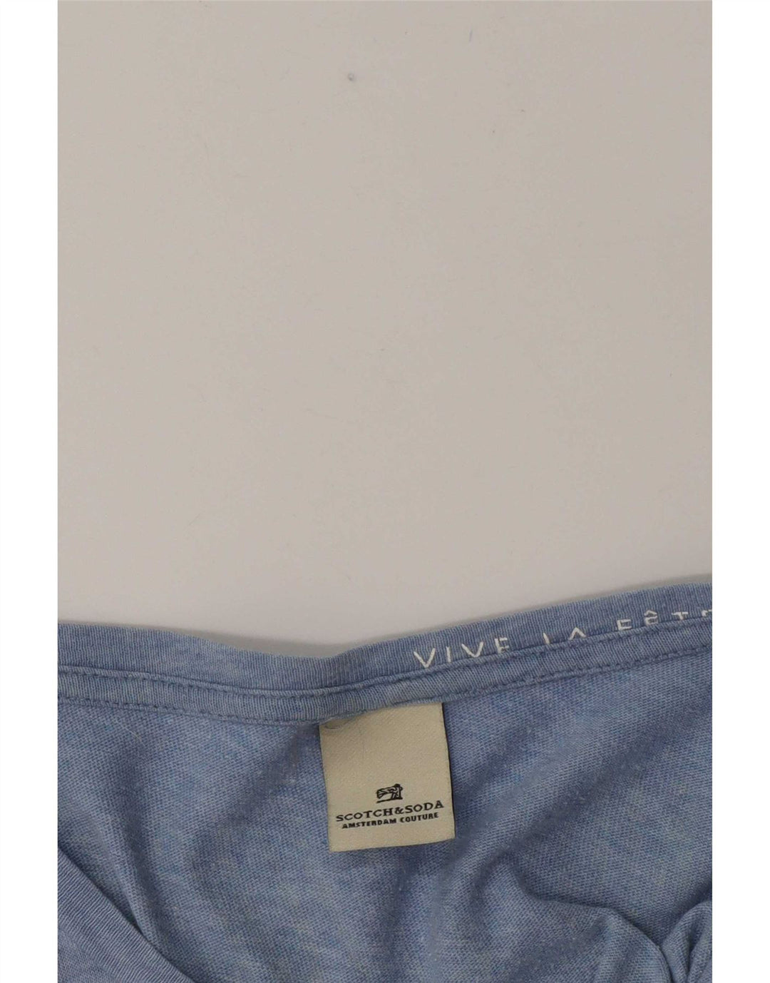 Scotch & Soda Herren Grafik T-Shirt Top XL Blau