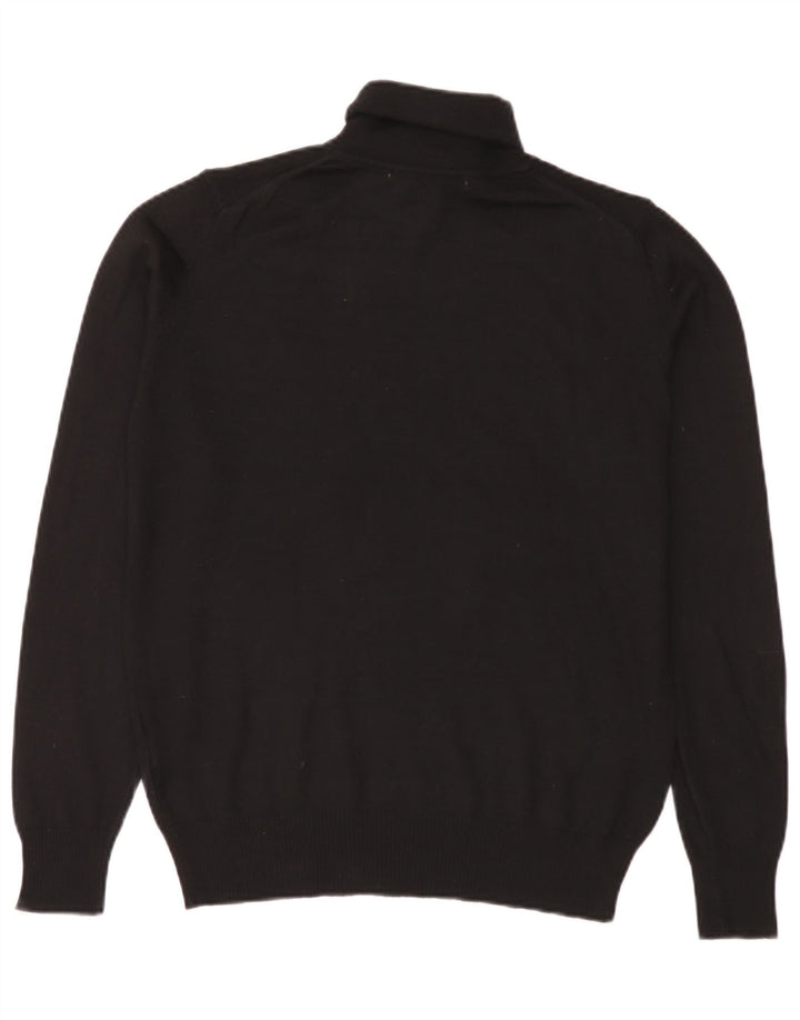 Rollkragenpullover für Herren von Zara, Mittelschwarz, Acryl
