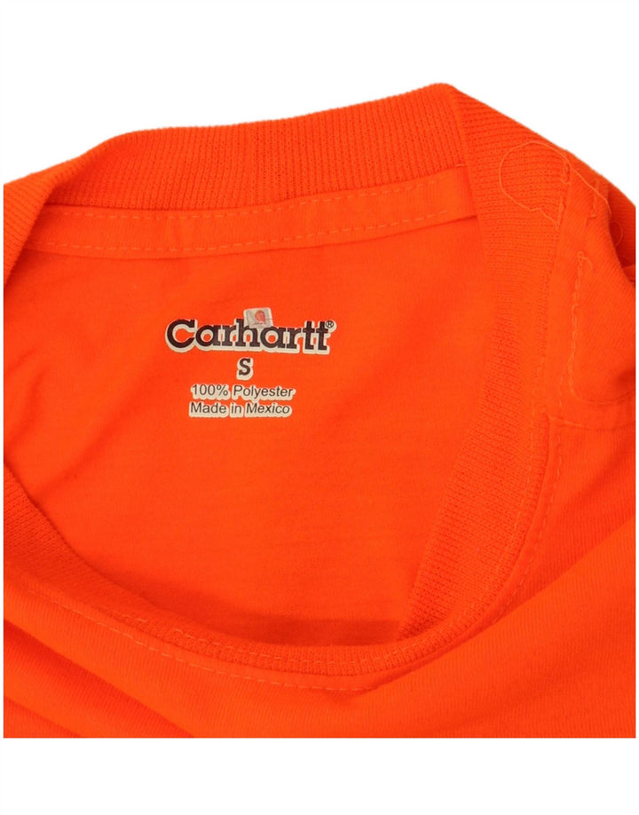 Carhartt Herren Top Langarm Small Orange Polyester