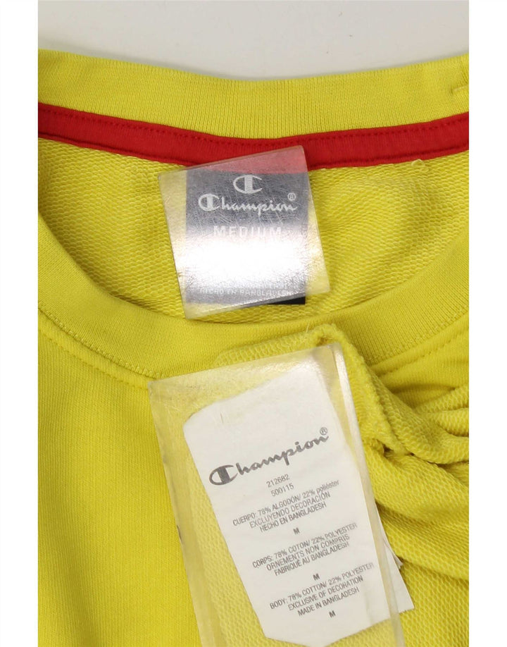Champion Herren-Sweatshirt mit Grafik, mittelgelbe Baumwolle