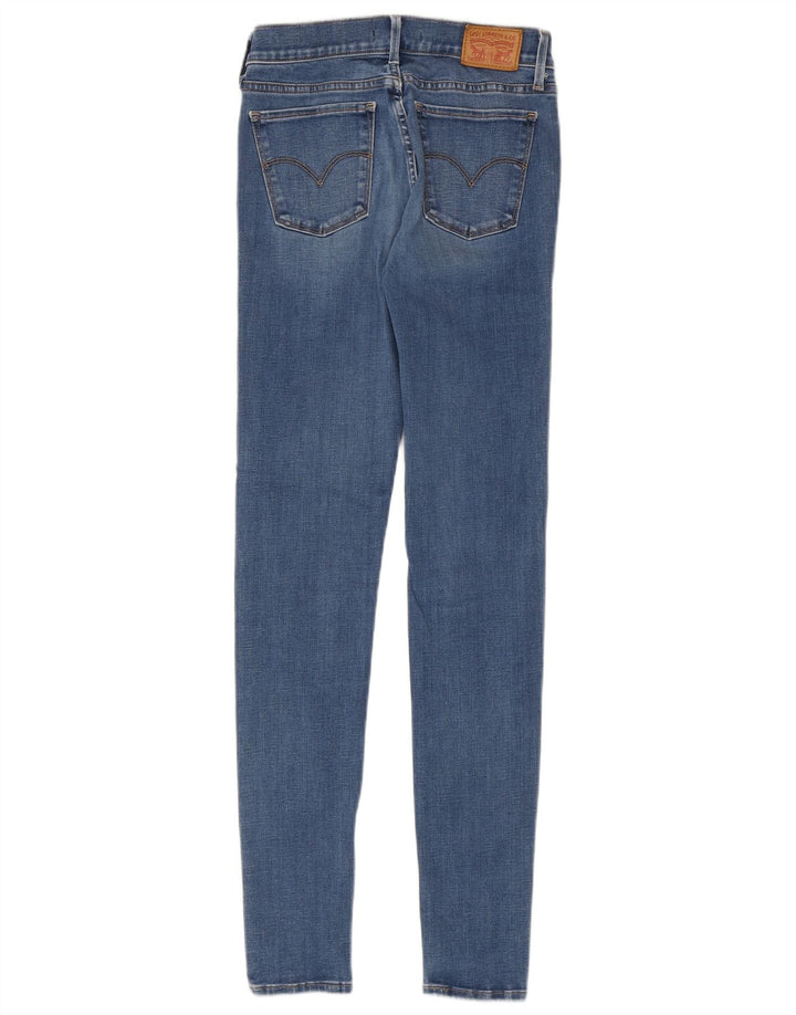 LEVI'S Damen 710 Super Skinny Jeans W27 L32 Blau