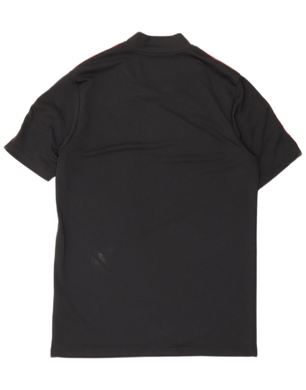 Adidas Herren Kurzarm-T-Shirt, normal, mittelgroß, Schwarz, Farbblock