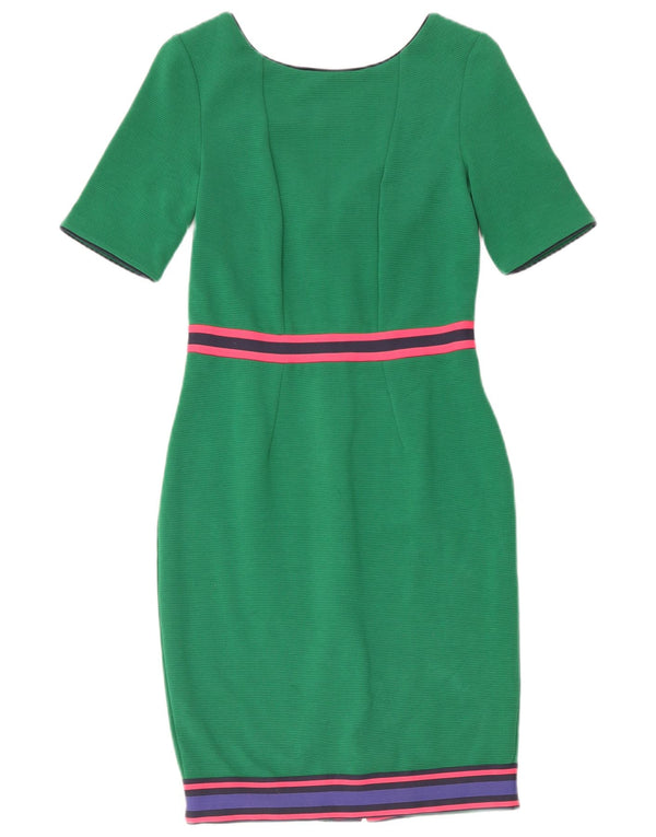 Boden Damen-Etuikleid, Größe S, Größe S, Grün, Colourblock-Baumwolle