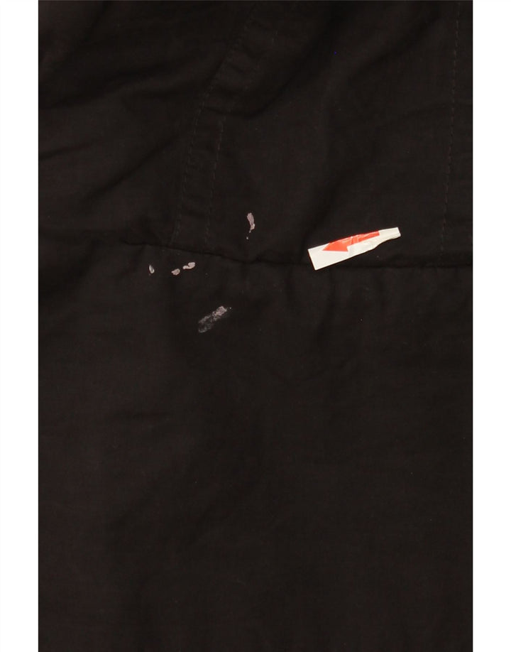 Superdry Herren-Bomberjacke mit Kapuze, UK 38, mittelschwarz