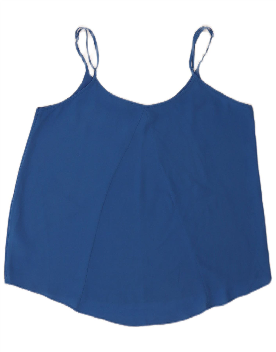 Oasis Damen Crop Cami Top UK 14 Mittelblaues Polyester