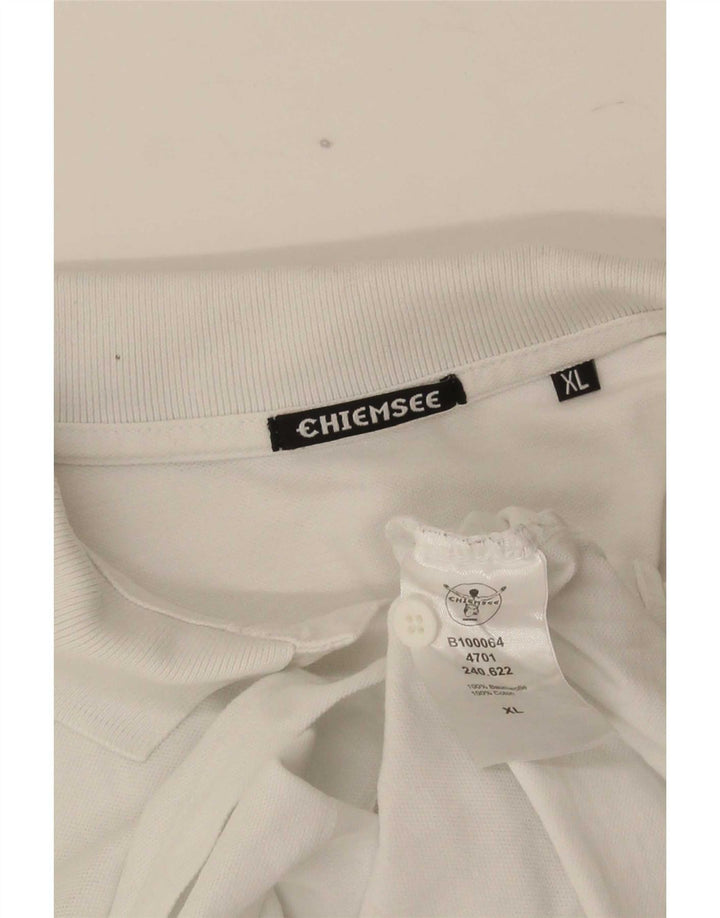 Chiemsee Herren Poloshirt XL Weiß Baumwolle