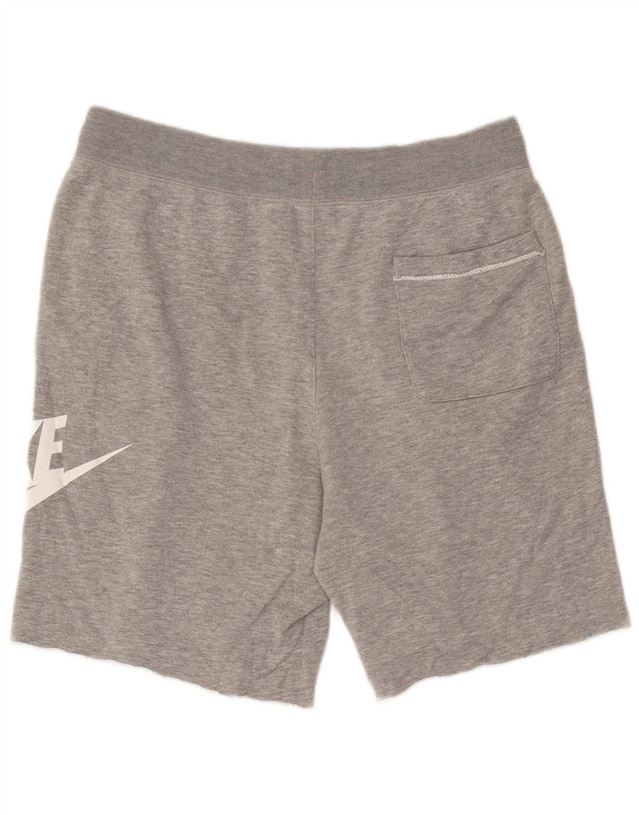 Nike Herren-Sportshorts mit Grafik, groß, grau gefleckte Baumwolle