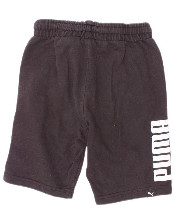 Puma Boys Graphic Sport Shorts 4–5 Jahre, schwarze Baumwolle