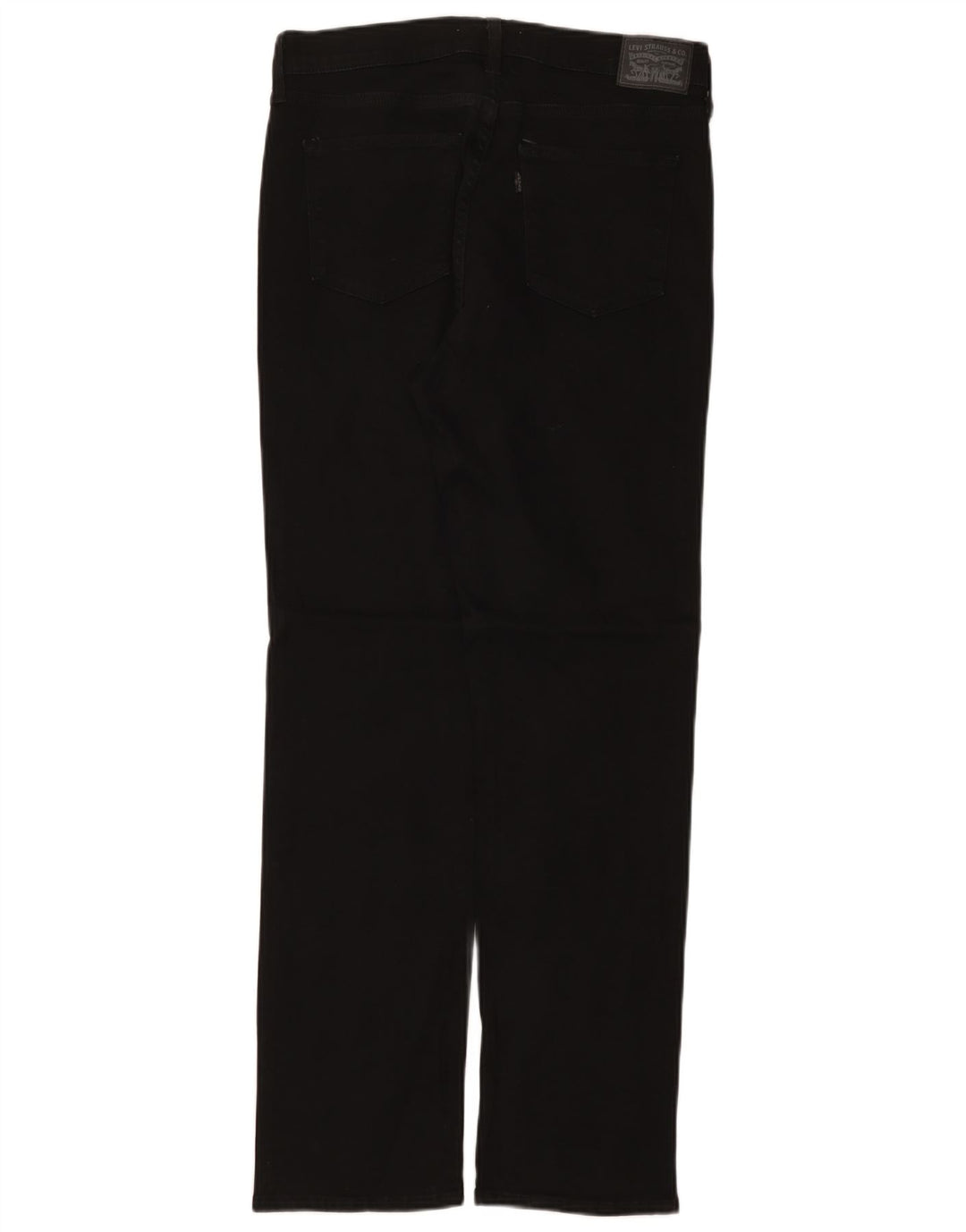 LEVI'S Damen Classic Straight Jeans W29 L32 Schwarze Baumwolle