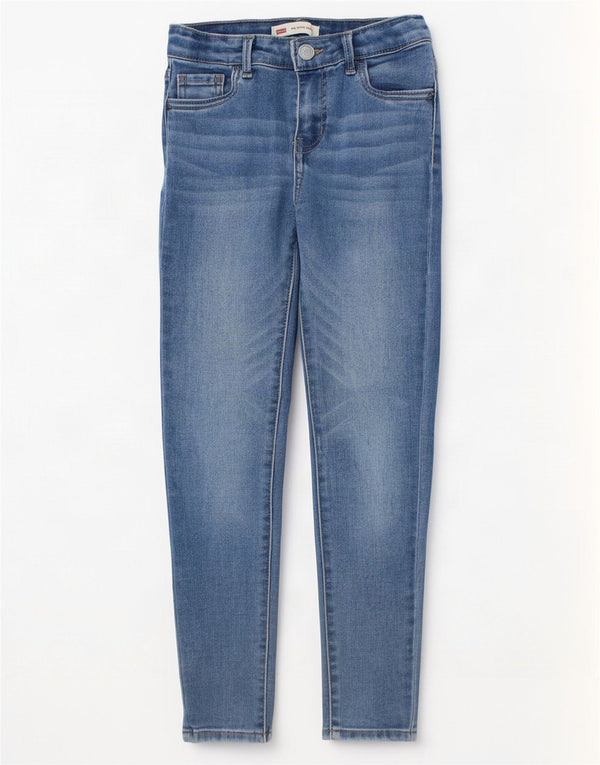 Levi's 710 Super Skinny Jeans für Mädchen, 7–8 Jahre, W20 L23, blaue Baumwolle