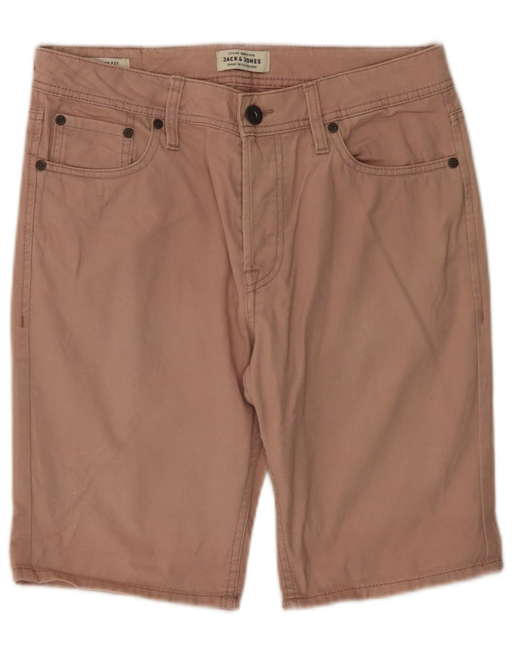 JACK & JONES Herren-Chinoshorts mit normaler Passform, Größe S, W29, Rosa, Baumwolle