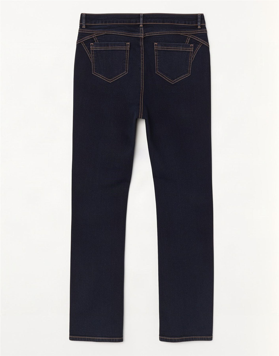 Marks & Spencer Damen Straight Jeans UK 12 Medium W30 L31 Marineblau Baumwolle