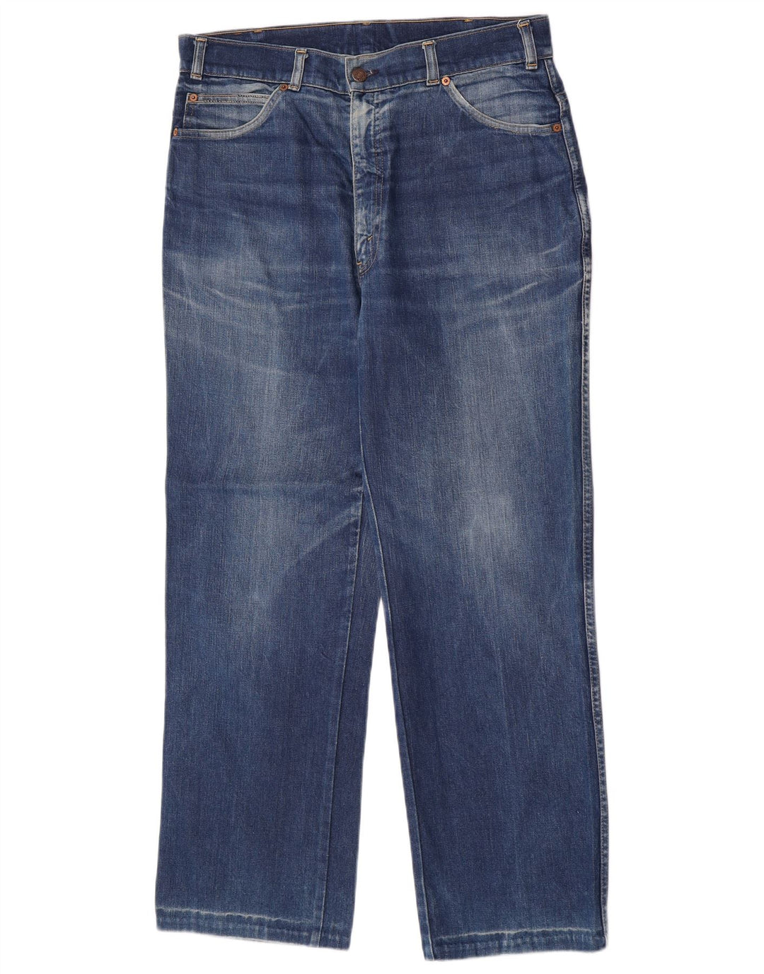 Levi's Herren Straight Jeans W36 L30 Blaue Baumwolle