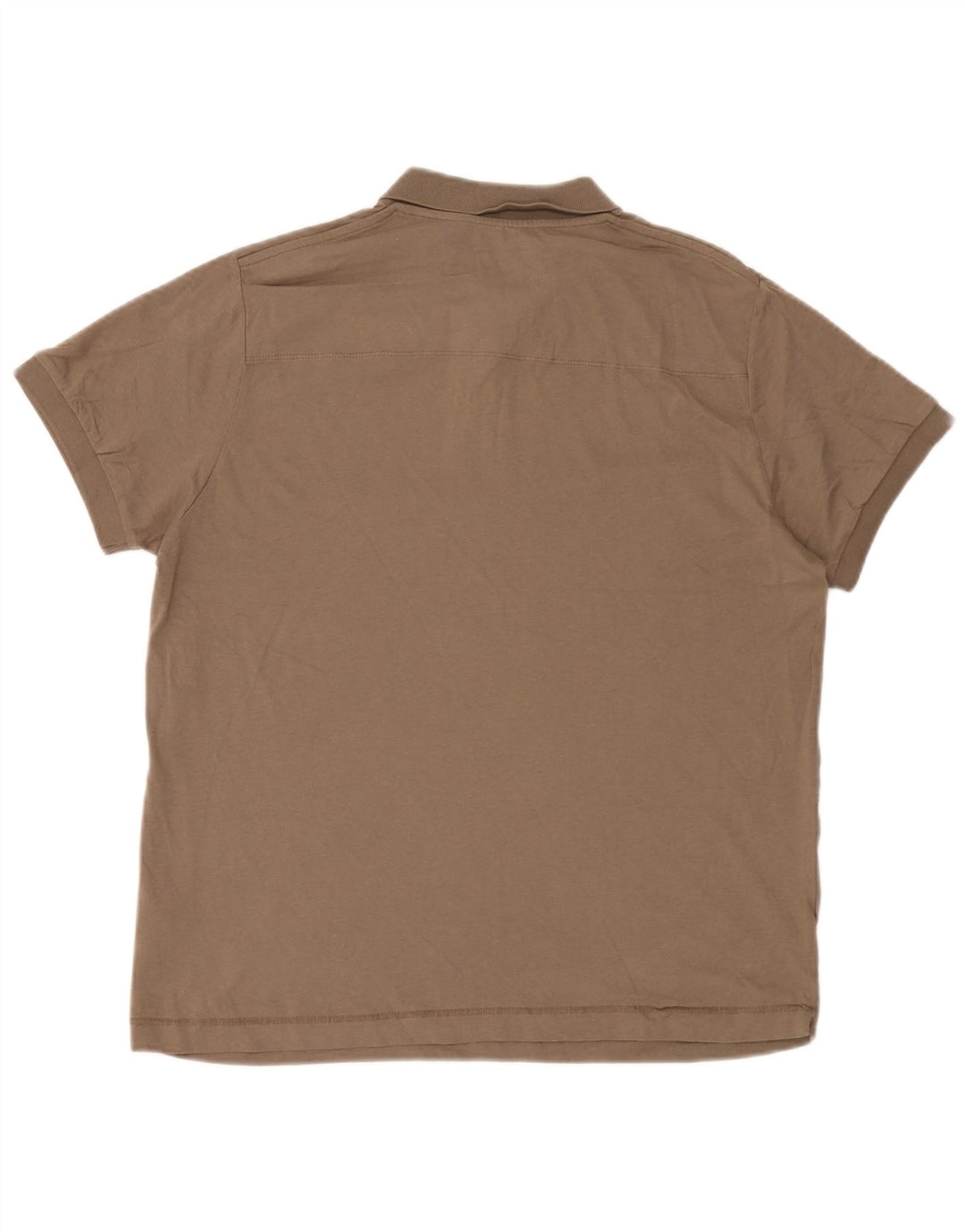 French Connection Herren-Poloshirt XL aus brauner Baumwolle