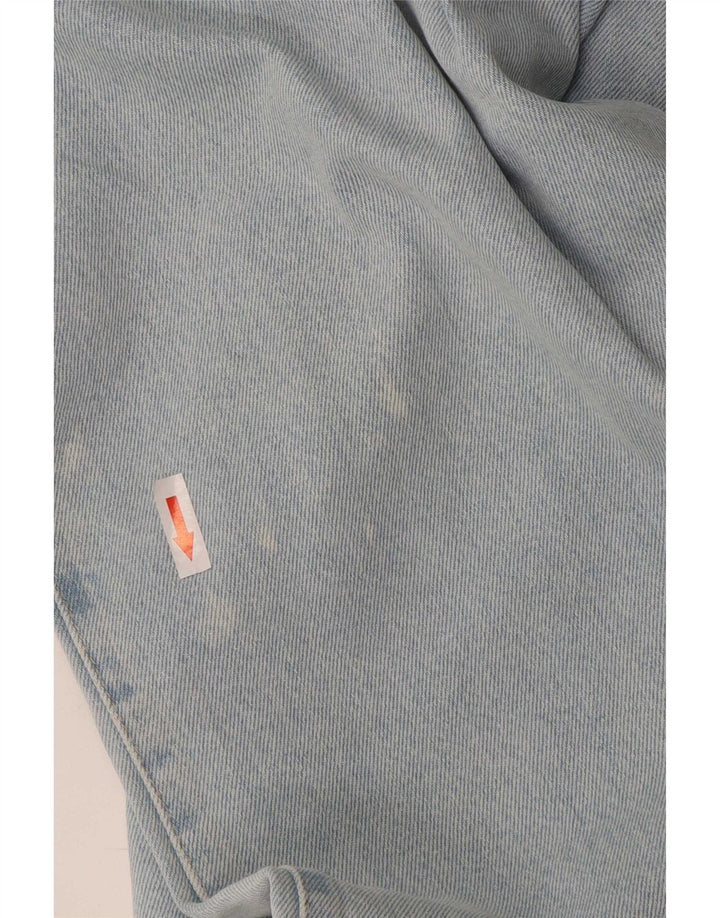 Zara Damen-Jeans mit weitem Bein, EU 38, klein, W28, L26, Blau