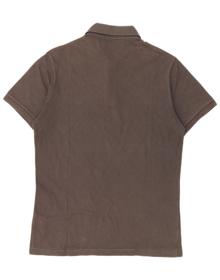Fred Perry Herren-Poloshirt mit schmaler Passform, große graue Baumwolle