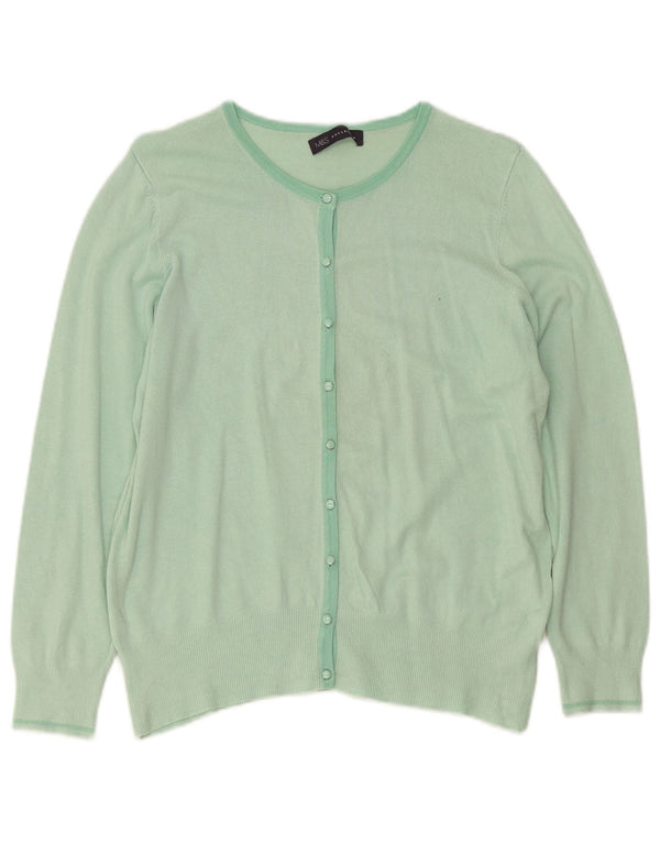 Marks & Spencer Damen-Cardigan-Pullover UK 16 Große grüne Viskose
