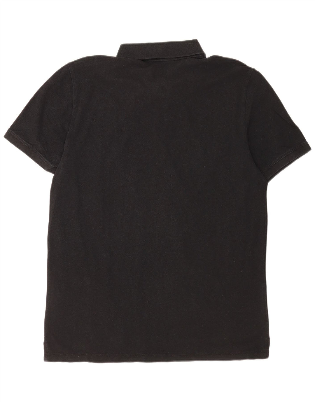 Mustang Herren-Poloshirt, groß, schwarze Baumwolle