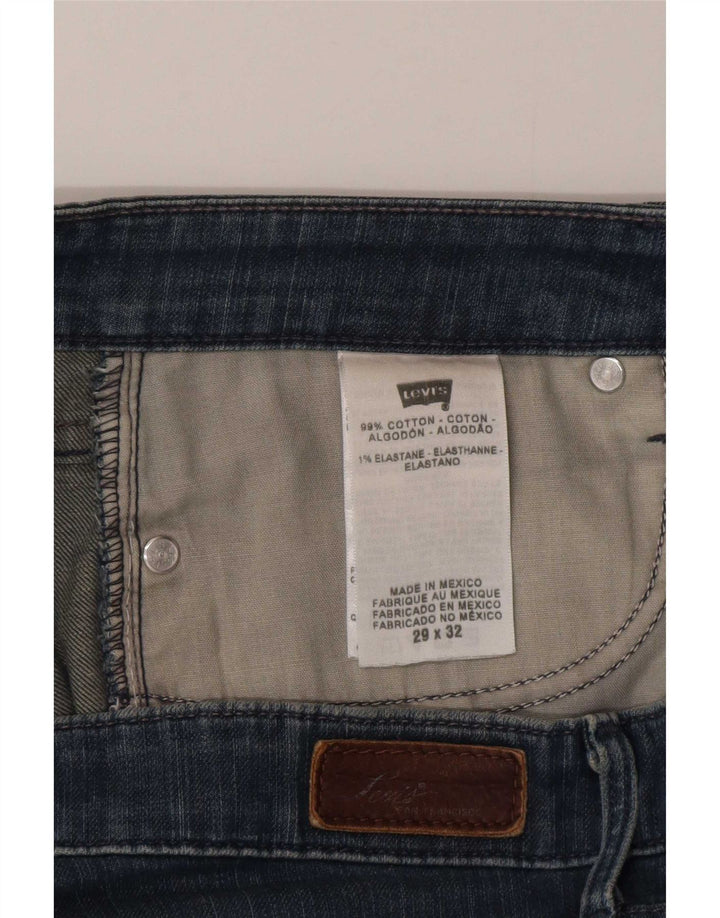 Levi's Damen Slim Jeans W29 L28 Blaue Baumwolle