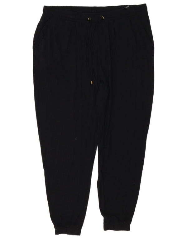 Marks & Spencer Damen Jogginghose, kurze Hose, UK 18, XL W40 L26, Schwarz