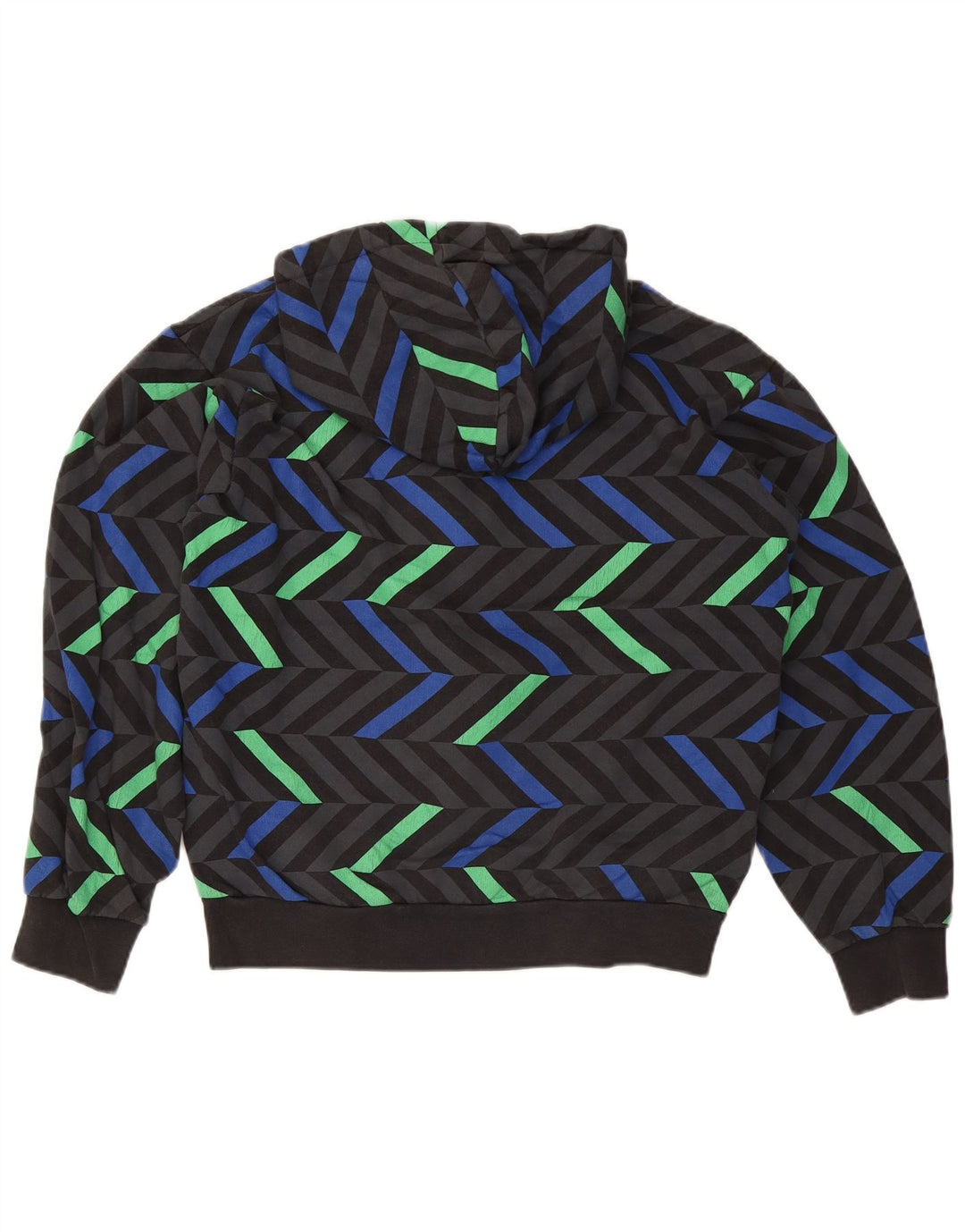 Nike Herren-Kapuzenpullover mit Reißverschluss, klein, mehrfarbig, geometrisch, Baumwolle