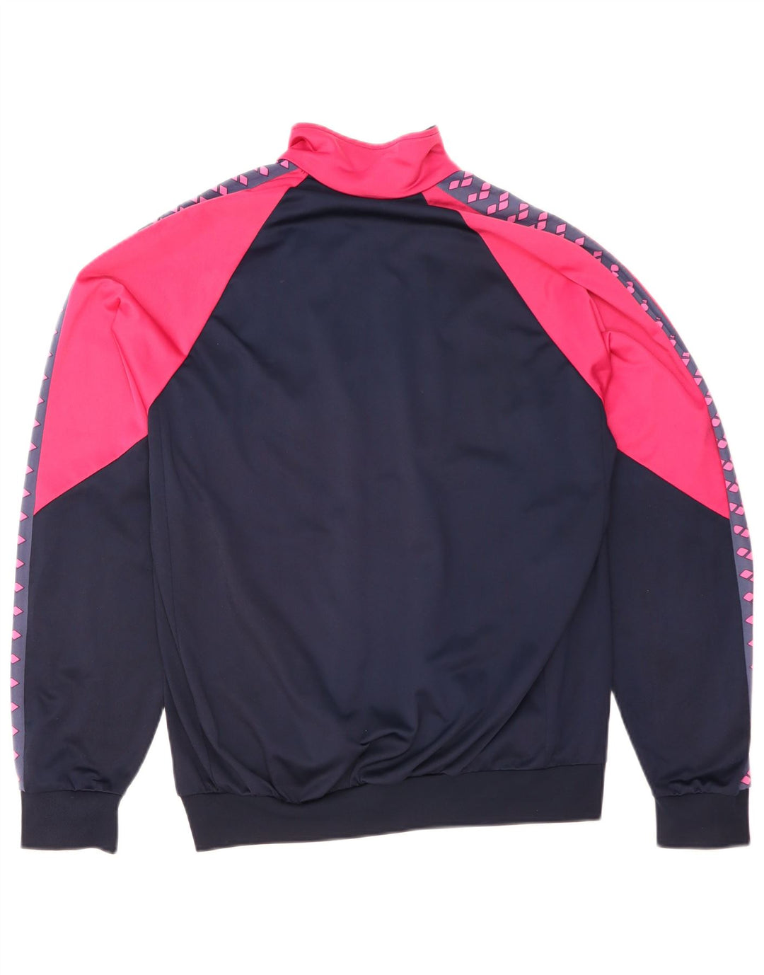 Arena Herren-Trainingsanzugoberteil mit Grafik, XL, Marineblau, Farbblock-Polyester