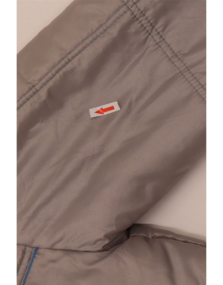 MC Kinley Herren-Kapuzenjacke, wattiert, IT 46, Größe S, grau, Polyester
