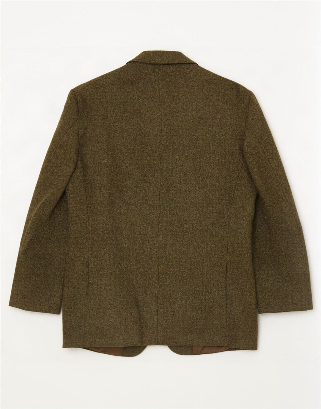 Duca Visconti Mens 3 Button Blazer Jacket IT 48 Medium Khaki Wool
