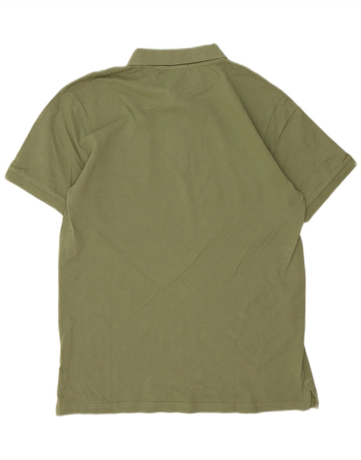 Rifle Herren-Poloshirt, groß, grüne Baumwolle