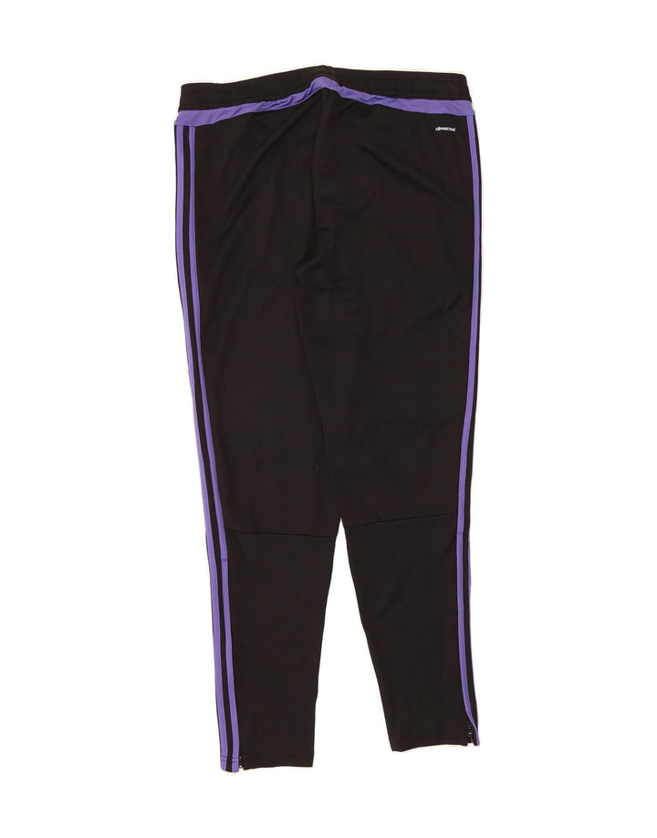 ADIDAS Womens Climacool Tracksuit Trousers UK 16/18 Large Black Polyester Vintage Adidas and Second-Hand Adidas from Messina Hembry 