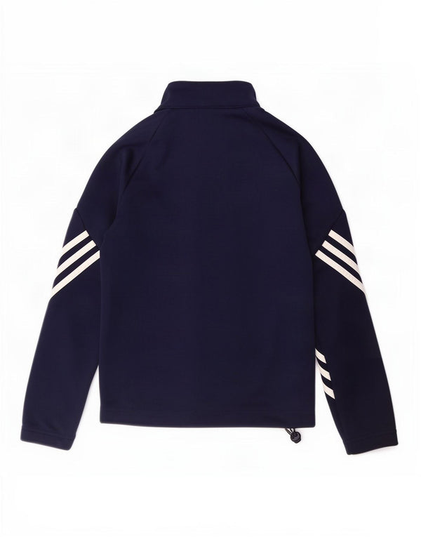 Adidas Jungen Climalite Trainingsanzug Top Jacke 9–10 Jahre Marineblau Polyester