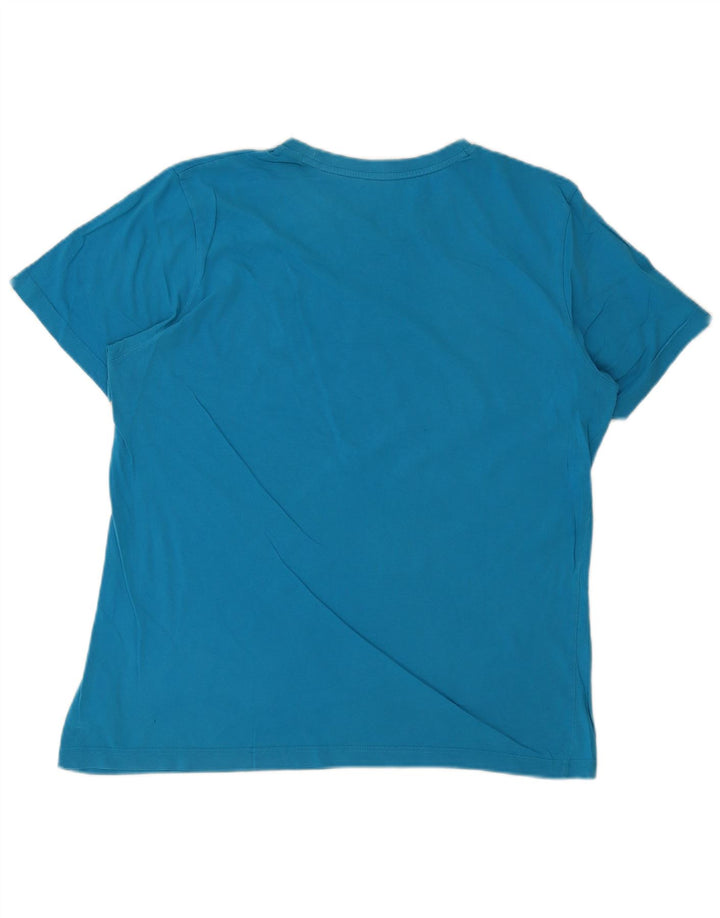 Puma Herren T-Shirt mit Grafik, Größe L, Blau