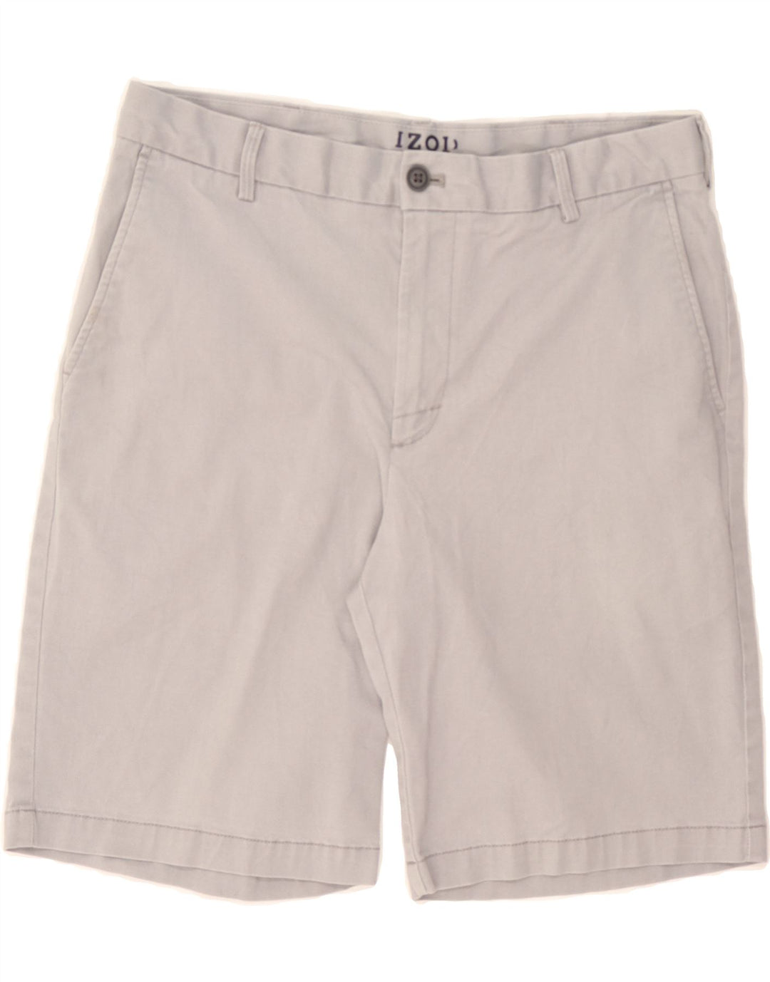 IZOD Mens Chino Shorts W32 Medium  Grey Cotton Vintage Izod and Second-Hand Izod from Messina Hembry 