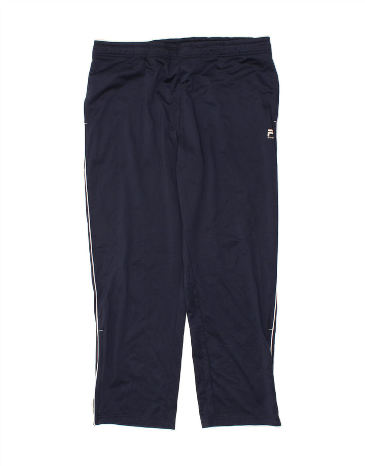 FILA Mens Tracksuit Trousers Large Navy Blue Polyester Vintage Fila and Second-Hand Fila from Messina Hembry 