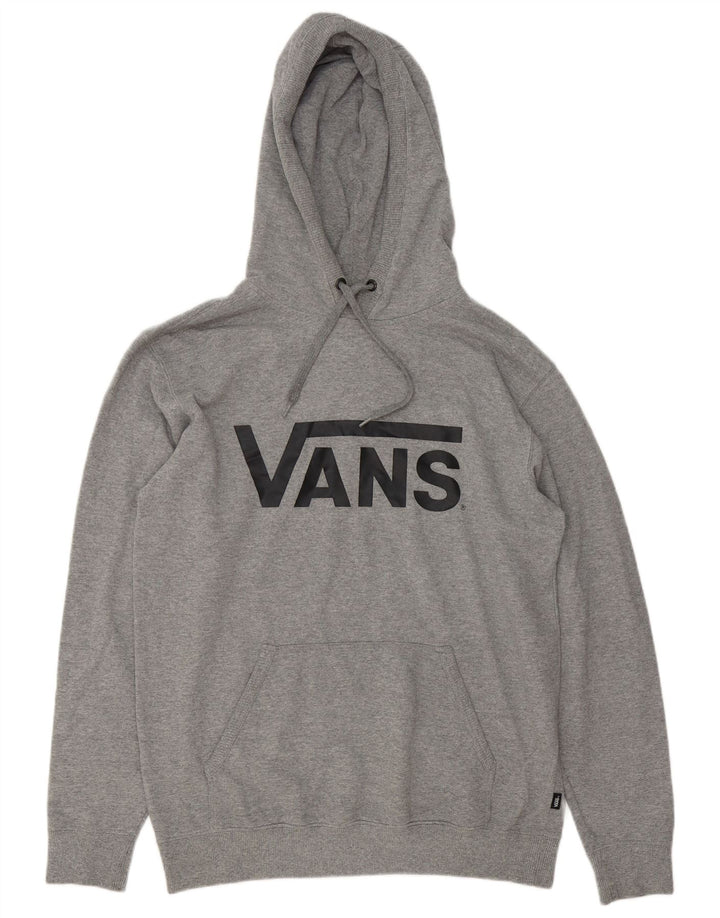 Vans Herren-Kapuzenpullover mit Grafik, mittelgraue Baumwolle