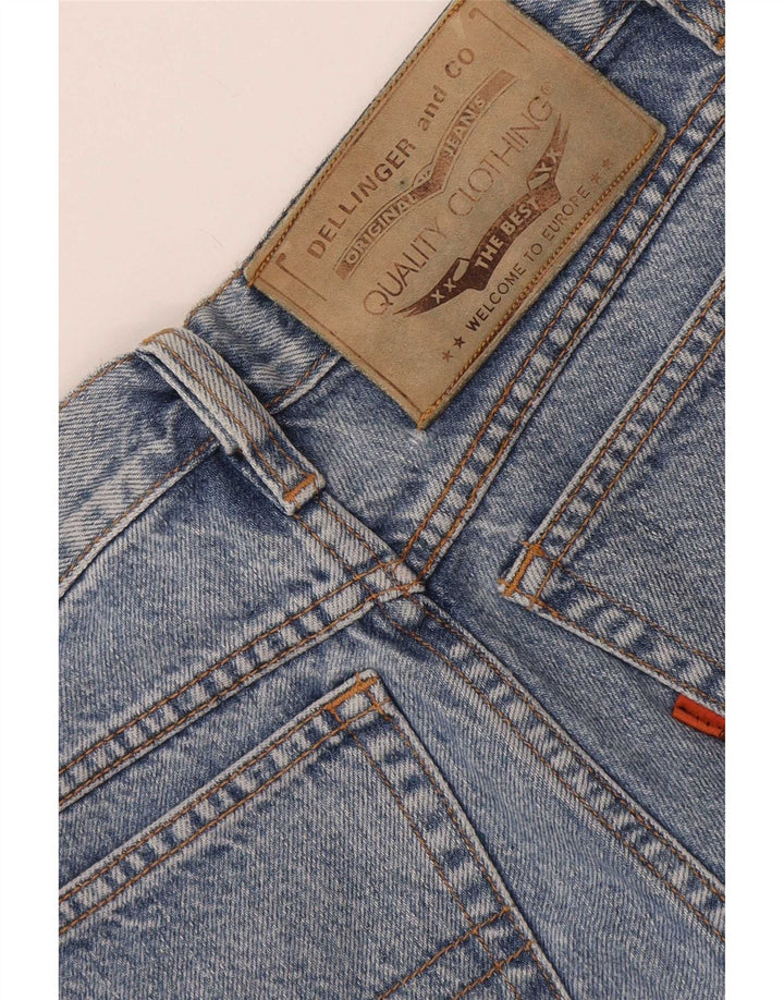 Vintage Herren Denim Shorts W30 Mittelblaue Baumwolle