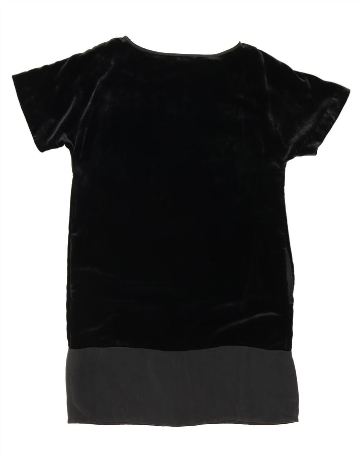 PER UNA Womens Sheath Dress UK 14 Large Black Viscose Vintage Per Una and Second-Hand Per Una from Messina Hembry 