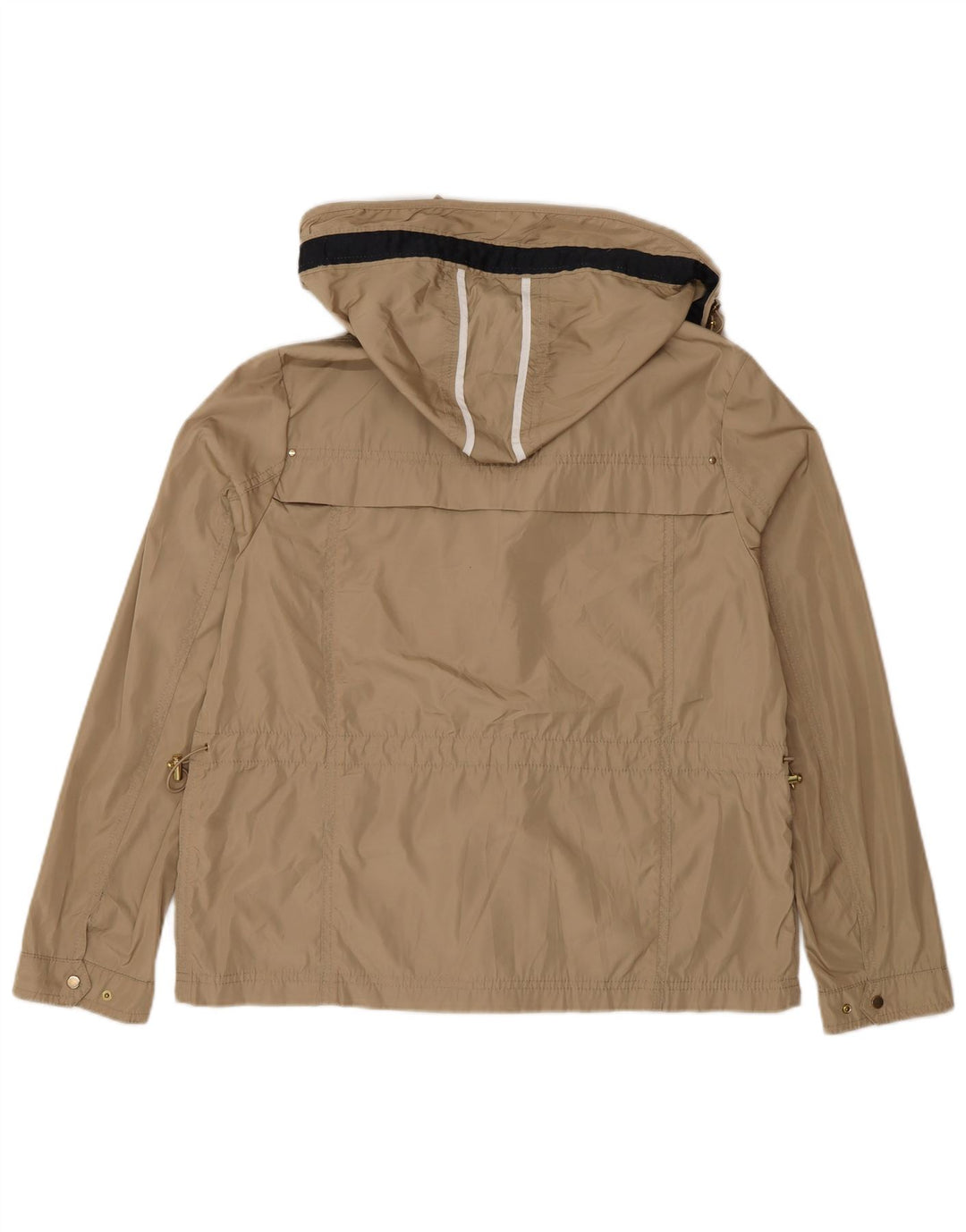 Zara Damen-Utility-Jacke mit Kapuze, UK 18, XL, Beige, Polyester