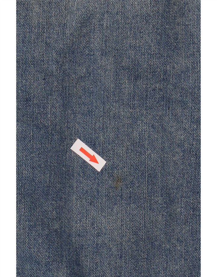 Moto Damen Jeansjacke UK 12 mittelblaue Baumwolle