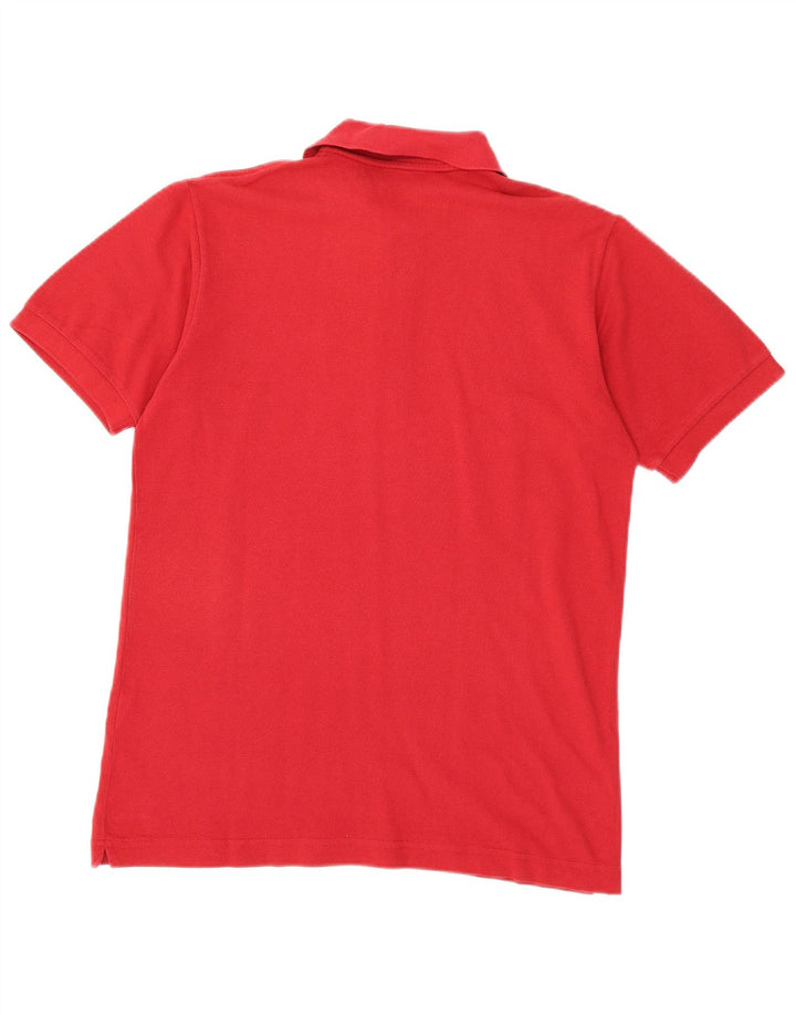 Kappa Herren-Poloshirt, klein, rote Baumwolle