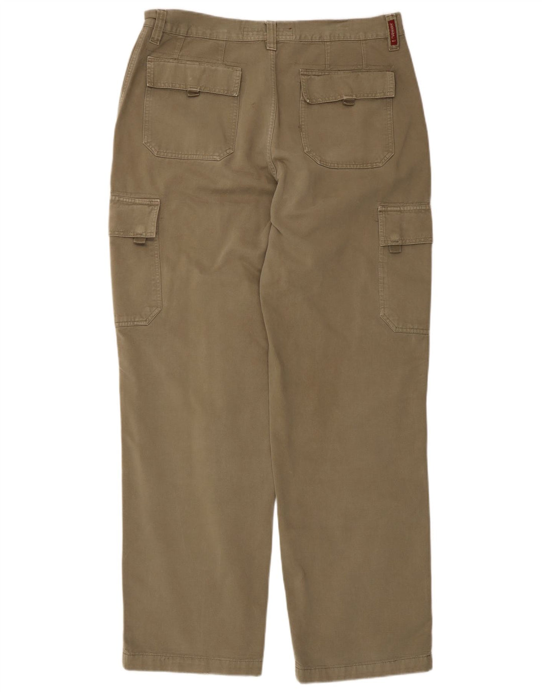 Carrera Herren gerade Cargohose W38 L33 Khaki Baumwolle