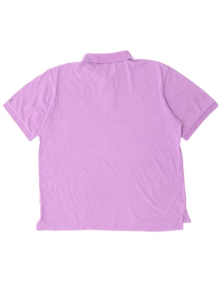 IZOD Herren Poloshirt XL Lila Baumwolle