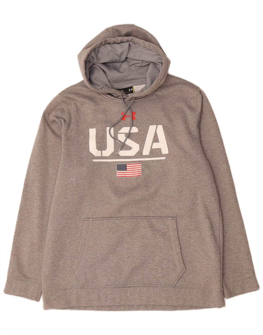 Under Armour Herren Graphic Hoodie Pullover XL Grau Polyester