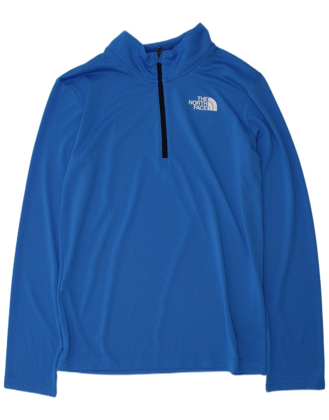 The North Face Jungen-Pullover-Trainingsoberteil mit Reißverschluss, 13–14 Jahre, Größe L, Blau